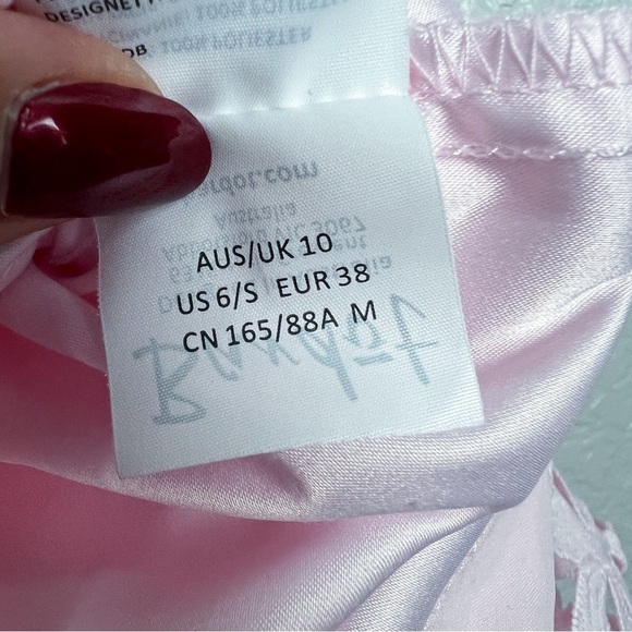 Bardot Elise Lace Dress, Washed Pink 6 - Sleeveless, Feminine, Sexy, EUC, Small - Picture 12 of 13